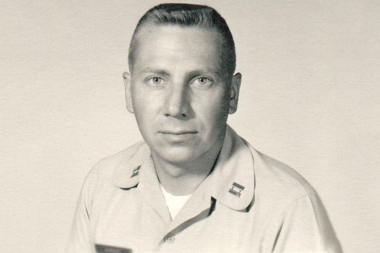 Industrial Hygiene Company - portrait of John A. Jurgiel as a young man in the military