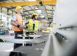 Male manual workers manufacturing sheet metal at industry - Extrapolating Airborne Contaminant Results to Longer Shifts